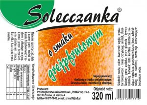 Etykieta Solecczanka grejpfrutowa