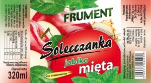 Etykieta Frument jabłko mięta