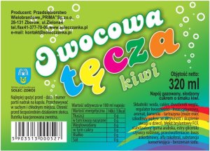 Owocowa tęcza kiwi