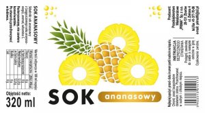 Etykieta Sok ananasowy