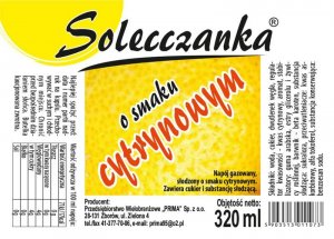 Etykieta Solecczanka cytrynowa