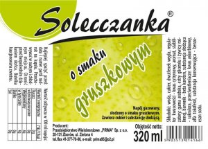 Etykieta Solecczanka gruszkowa