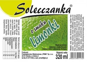 Etykieta Solecczanka limonkowa