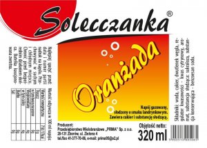 Etykieta Solecczanka oranżada