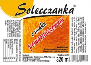 Etykieta Solecczanka pomarańczowa